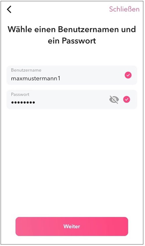 churchpool_03_Benutzername_Passwort